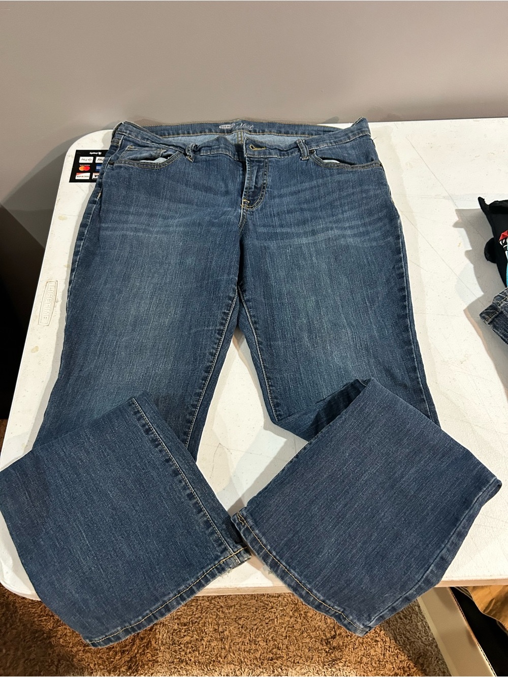 Old Navy Dark Blue Bootcut Jeans
